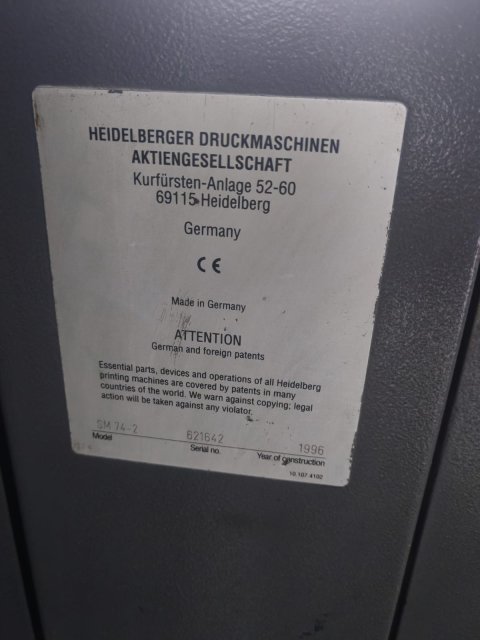 HEIDELBERG SM 74-2