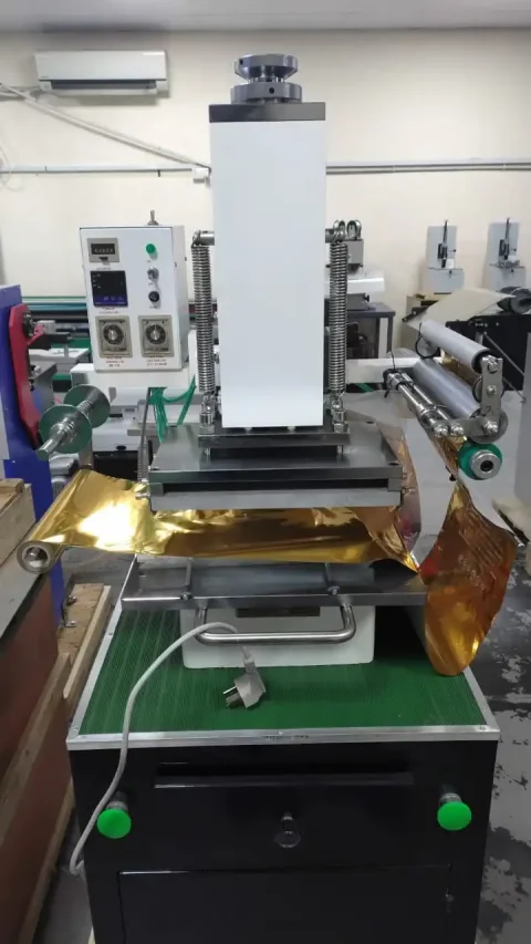 FOILEX 358 PNEUMATIC HOT STAMPING MACHINE WITH STAND
